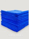 Detailing Towels Edgeless 350GSM Microfiber Towel | Blue | 16" x 16" | 12-pk